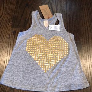 Over The Top by Sara Sara Tank Top Over  NWT youth girls Sz 5